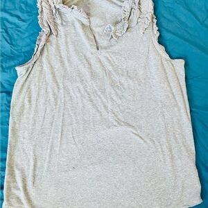Nanette Lepore Light Gray Tank Top